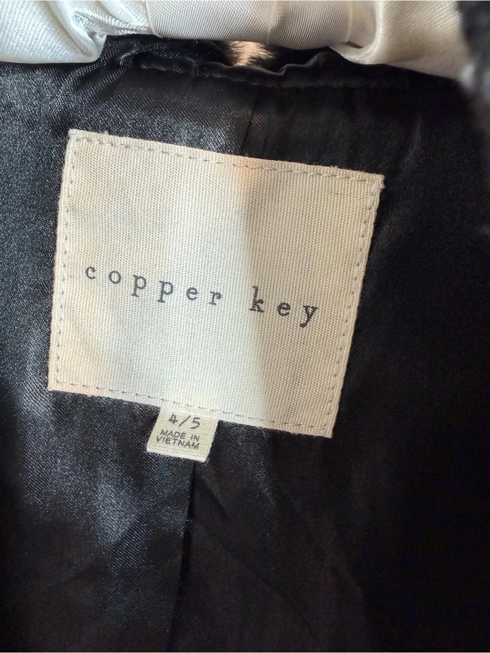 Copper Key Black Kids' Swing Coat with Pom-Pom Buttons